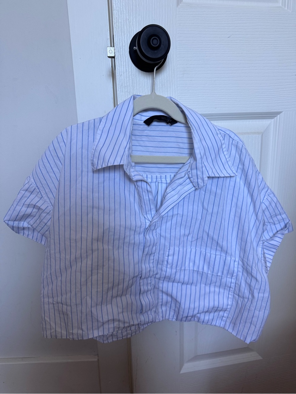 ZARA Striped poplin shirt